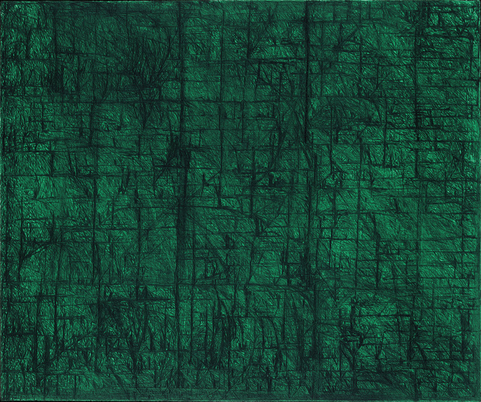 Zustandsdruck 8 in grün - 2001